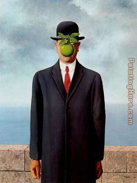 Rene Magritte The Son of Man